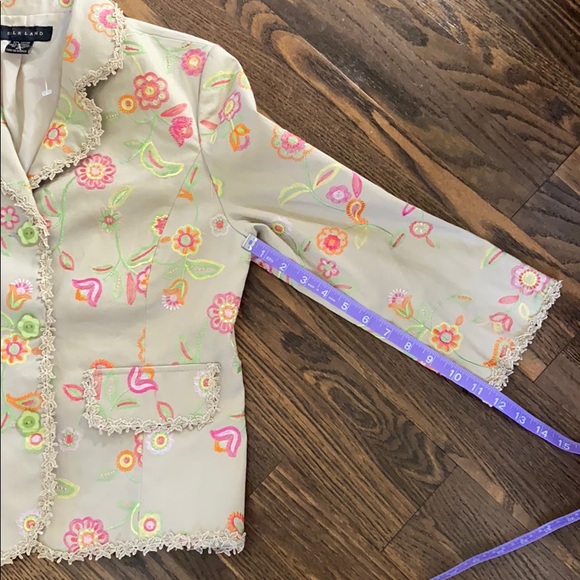 NWOT- Silk Land blazer coat, - Picture 8 of 8